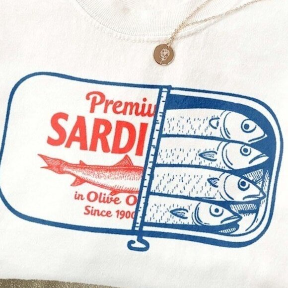 Retro Fish Tattoo Graphic Tee - Picture 2 of 4